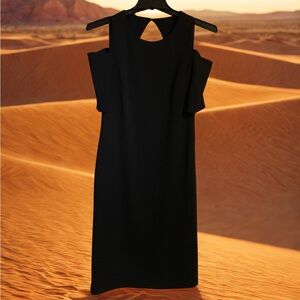 Little Chic Black Backless Dress